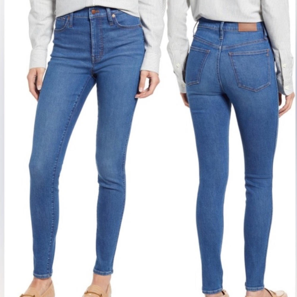 Madewell 11” high rise skinny crop size 23